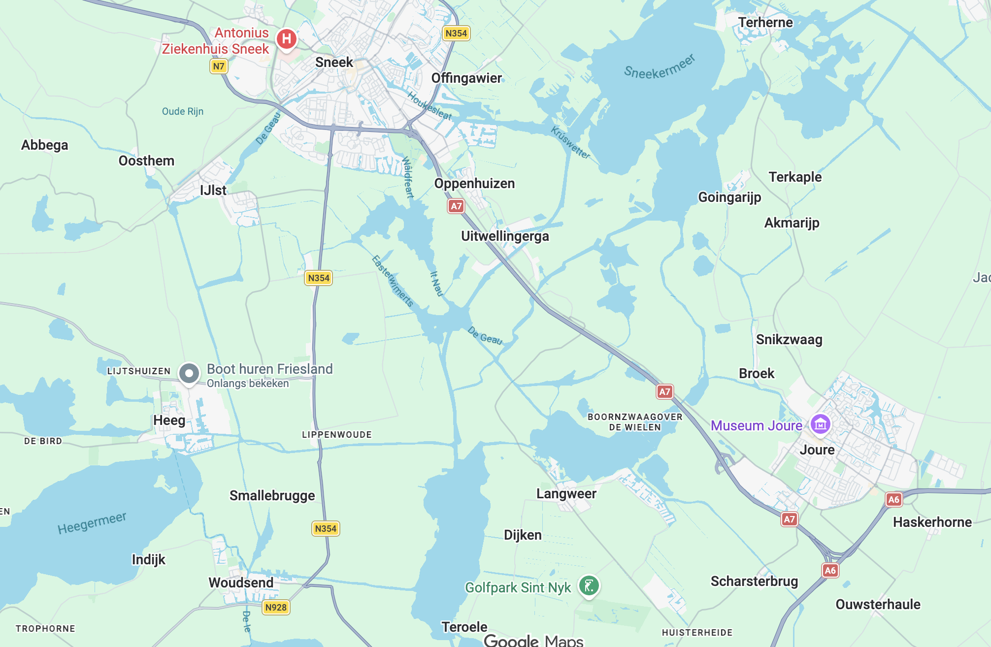 Vaarroute „Woudaap“